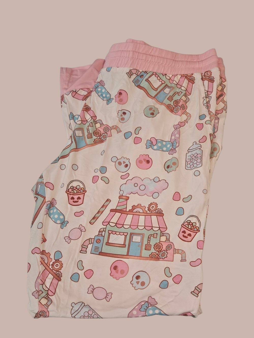 BOMB PARTY HALLOWEEN Candy Shop Pajama Pants XL